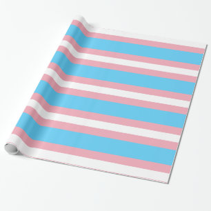 Papier cadeau drapeau de fierté transgenre