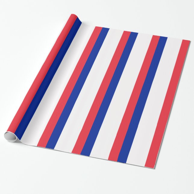 Papier Cadeau Drapeau de France (Déroulé)