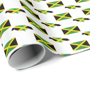 PAPIER CADEAU DRAPEAU DE JAMAÏQUE