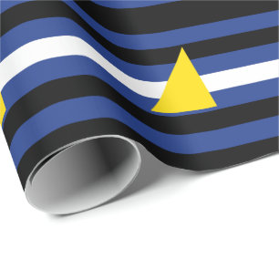 Papier Cadeau Drapeau de la Fierté des sports nautiques