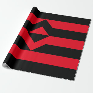 Papier Cadeau Drapeau de la fierté du poing levé