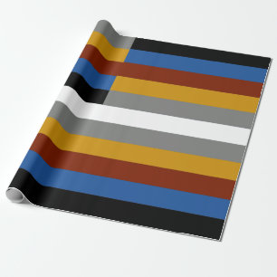 Papier Cadeau Drapeau de la fierté fériée