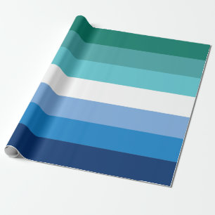 Papier Cadeau Drapeau de la fierté masculine gay