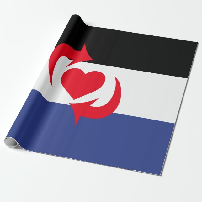 Papier Cadeau Drapeau de la fierté Switch (Déroulé)