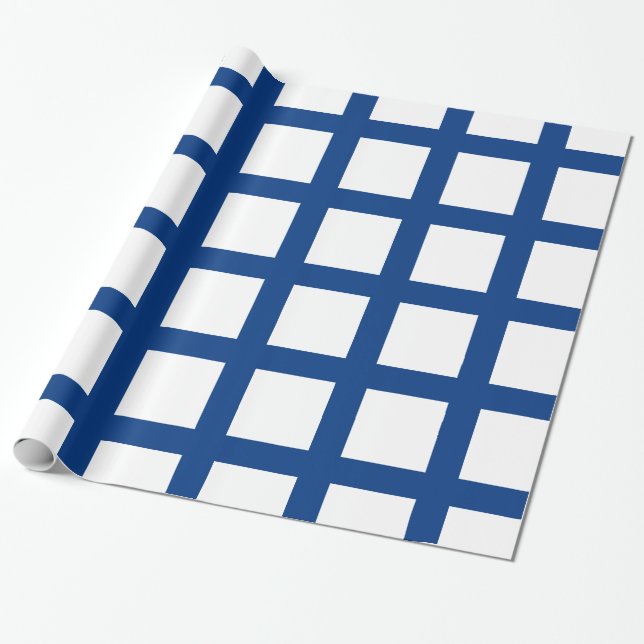 Papier Cadeau Drapeau de la Finlande (Déroulé)