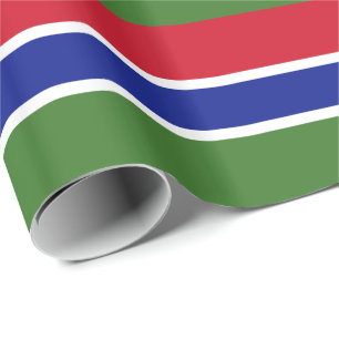 Papier Cadeau Drapeau de la Gambie