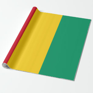 Papier Cadeau Drapeau de la Guinée (pays africain)