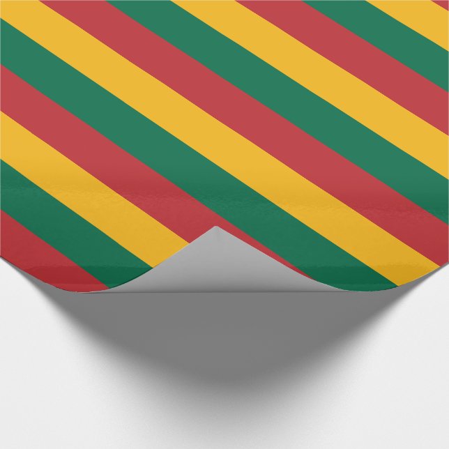 Papier Cadeau Drapeau de la Lituanie (Coin)