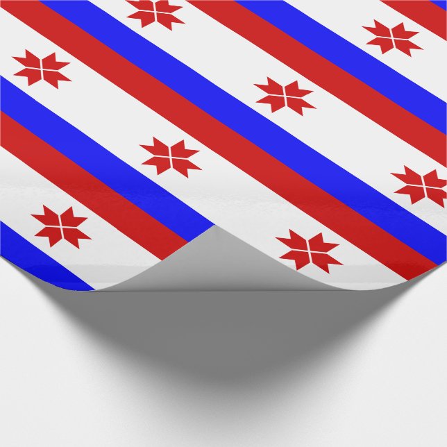 Papier Cadeau Drapeau de la Mordovie (Coin)