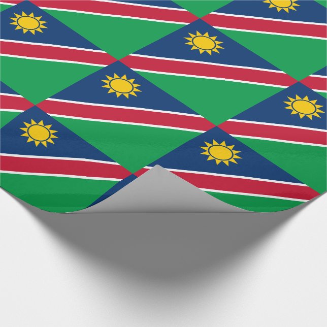 Papier Cadeau Drapeau de la Namibie (Coin)