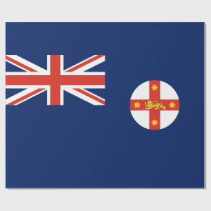 Papier Cadeau Drapeau de la Nouvelle-Galles du Sud (État austral