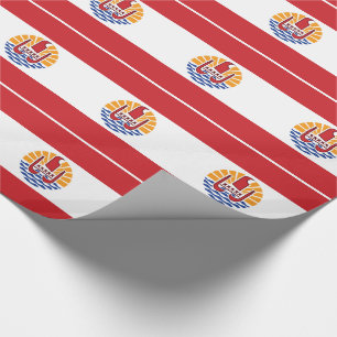Papier Cadeau Drapeau de la Polynésie française