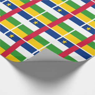 Papier Cadeau Drapeau de la République centrafricaine