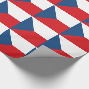 Papier Cadeau Drapeau de la République tchèque