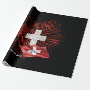 Papier Cadeau Drapeau de la Suisse