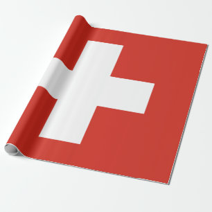 Papier Cadeau Drapeau de la Suisse