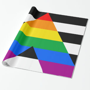 Papier Cadeau Drapeau de l'allié LGBTQ+