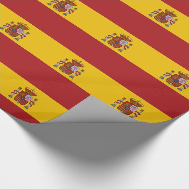 Papier Cadeau Drapeau de l'Espagne (Coin)