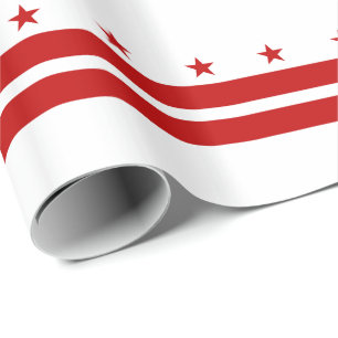 Papier Cadeau Drapeau de l'État de Washington DC