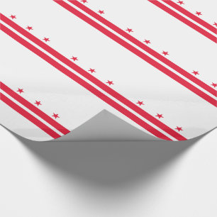 Papier Cadeau Drapeau de l'État de Washington DC