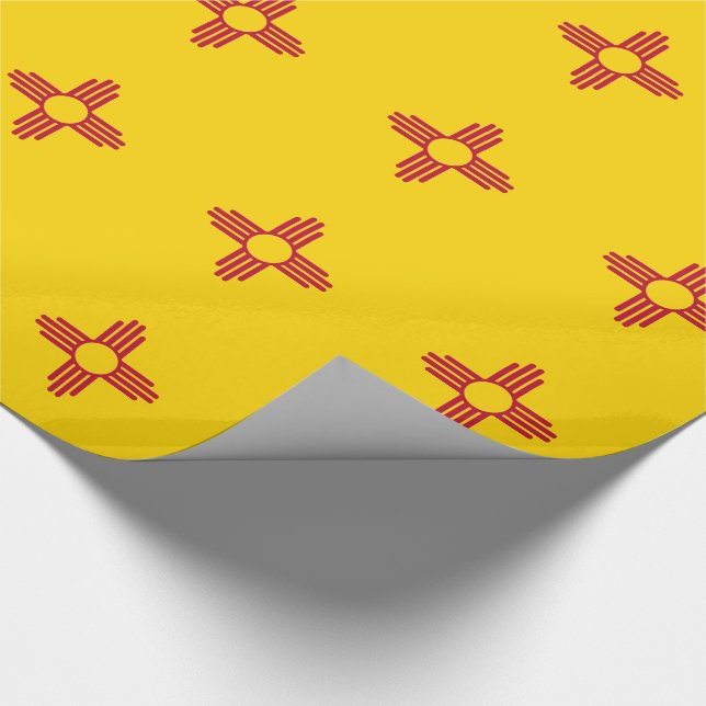 Papier Cadeau Drapeau de l'État du Nouveau-Mexique (Coin)