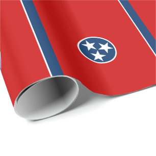 Papier Cadeau Drapeau de l'État du Tennessee