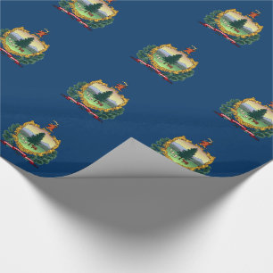Papier Cadeau Drapeau de l'État du Vermont