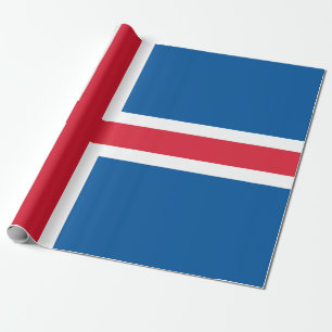 Papier Cadeau Drapeau de l'Islande