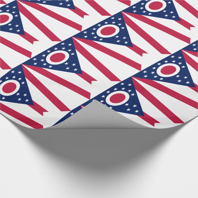 Papier Cadeau Drapeau de l'Ohio (Coin)