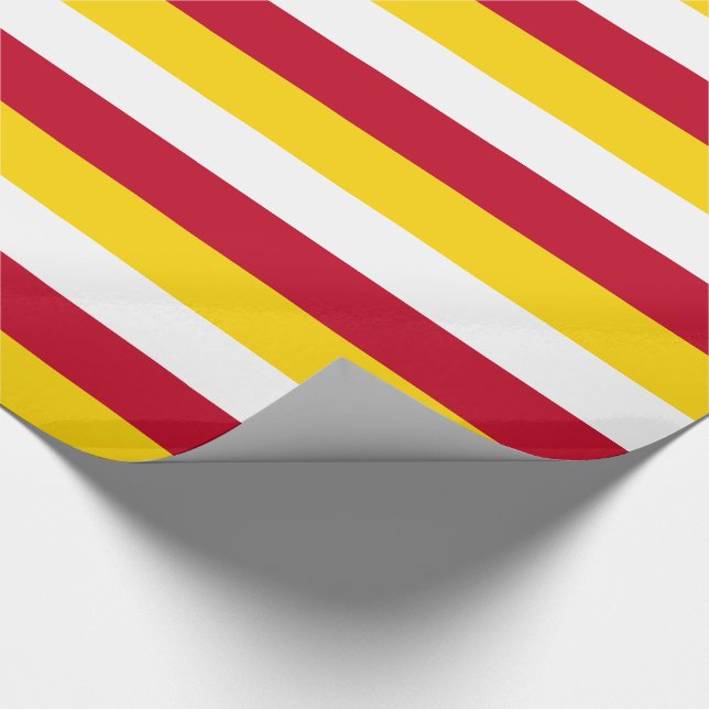 Papier Cadeau Drapeau de l'Ossétie du Nord (Coin)