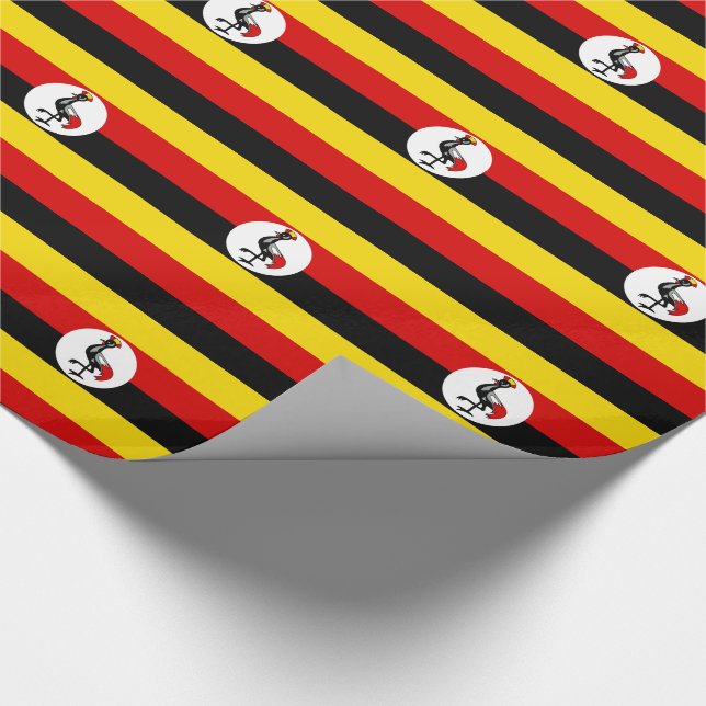 Papier Cadeau Drapeau de l'Ouganda (Coin)