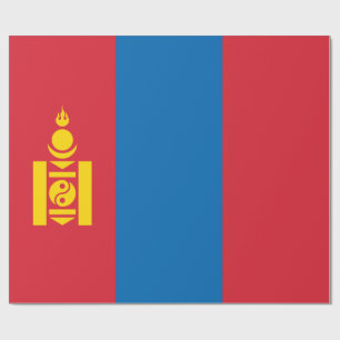 Papier Cadeau Drapeau de Mongolie
