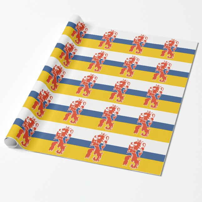 Papier Cadeau Drapeau de Néerlandais Limbourg (Déroulé)