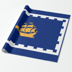 Papier Cadeau Drapeau de Québec (Québec, Canada)