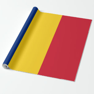 Papier Cadeau Drapeau de Roumanie
