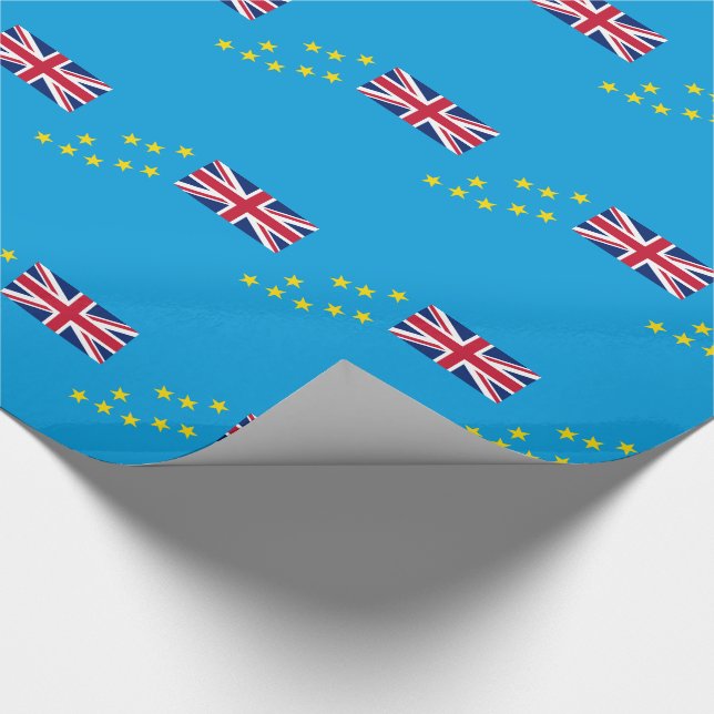 Papier Cadeau Drapeau de Tuvalu (Coin)