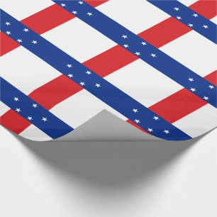 Papier Cadeau Drapeau des Antilles Pays-Bas