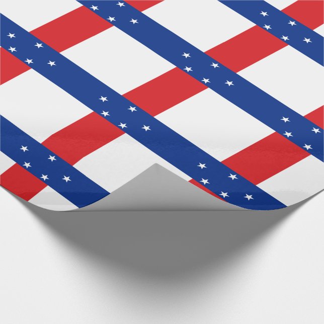 Papier Cadeau Drapeau des Antilles Pays-Bas (Coin)
