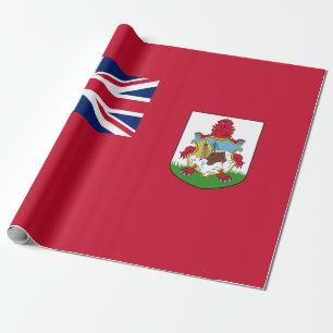 Papier Cadeau Drapeau des Bermudes (Bermudes) (Îles des Caraïbes