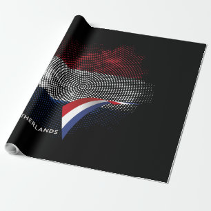 Papier Cadeau Drapeau des Pays-Bas