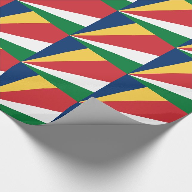 Papier Cadeau Drapeau des Seychelles (Coin)