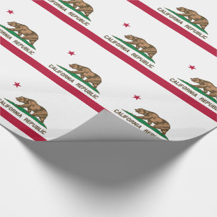 Papier Cadeau Drapeau d'État de la République de Californie