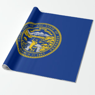 Papier Cadeau Drapeau d'État du Nebraska