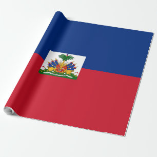 Papier Cadeau Drapeau d'Haïti