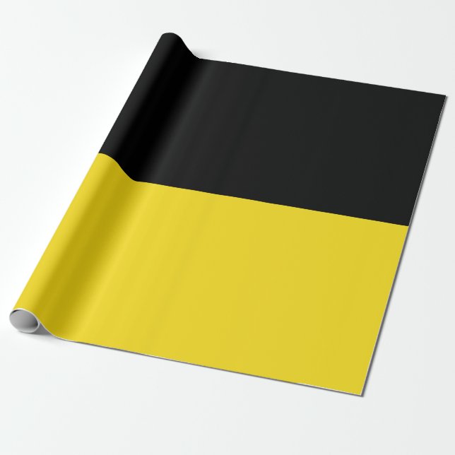Papier Cadeau Drapeau du Bade-Wurtemberg (État allemand) (Déroulé)
