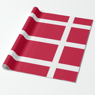 Papier Cadeau Drapeau du Danemark