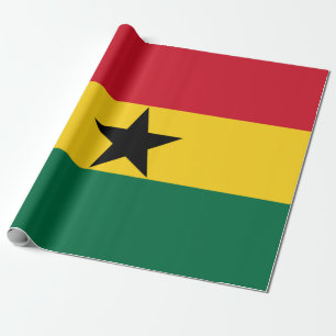 Papier Cadeau Drapeau du Ghana