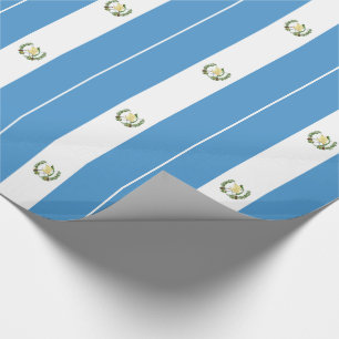 Papier Cadeau Drapeau du Guatemala