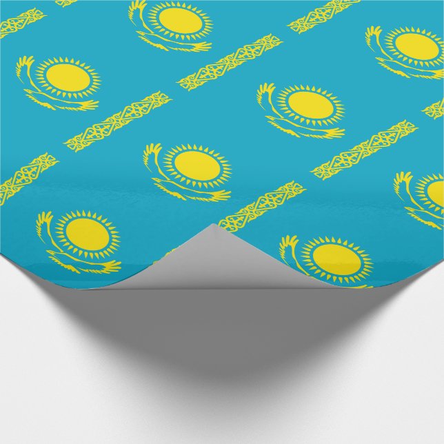 Papier Cadeau Drapeau du Kazakhstan (Coin)