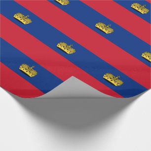 Papier Cadeau Drapeau du Liechtenstein